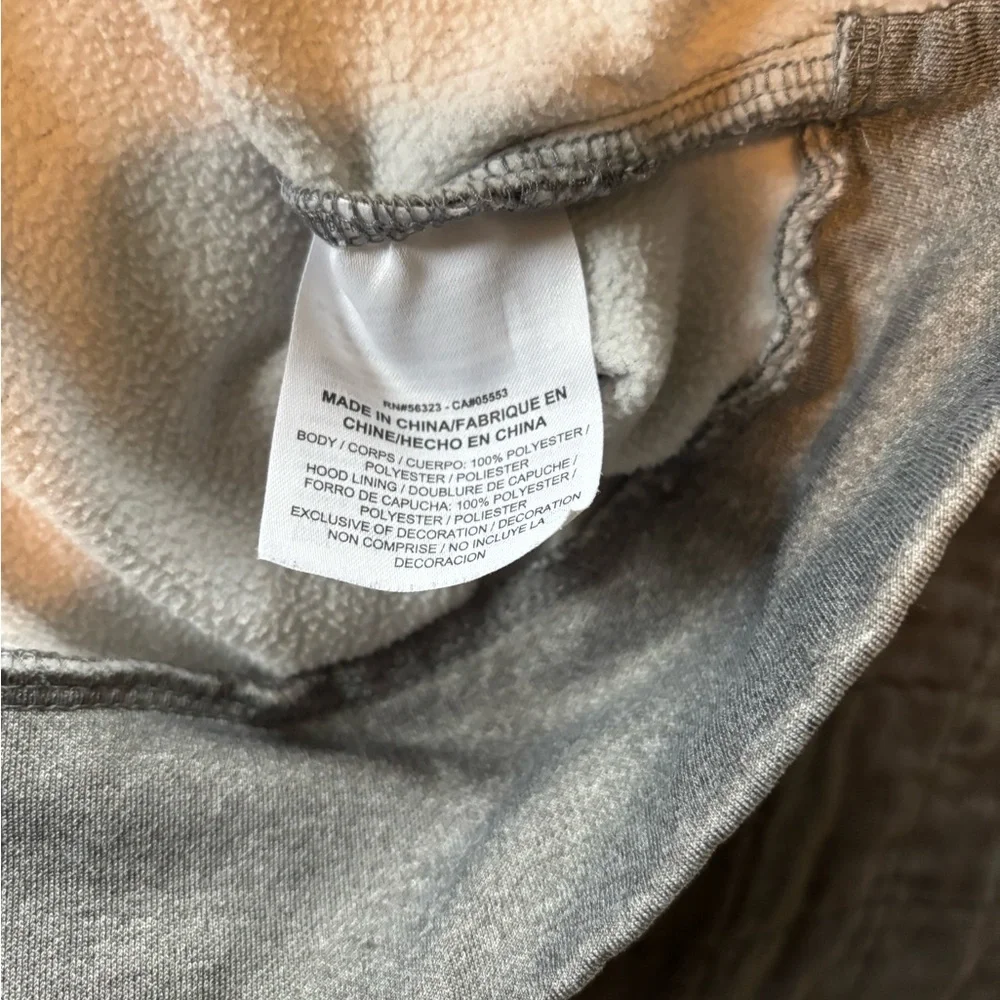 Nike Dri-FIT Mens‎ Hoodie Heather Grey Swoosh Box Logo Pullover Medium RN56323